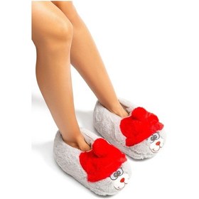 Resim Twigy Griso Kadın Hayvanlı Panduf Gri 36/41 EE0534 Gri 