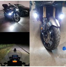 Resim Enduro Ve Gs Serileri Uyumlu Motosiklet Led Sis Farı 12v-24v 40w 
