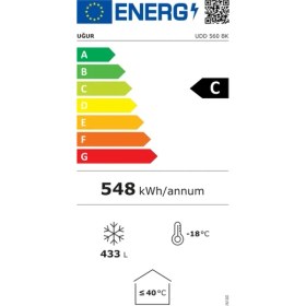 Resim Uğur Udd 560BK Derin Dondurucu 