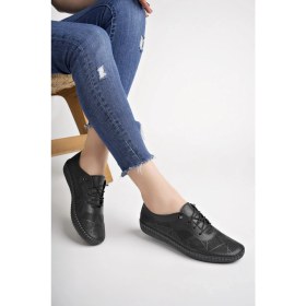Resim Tarçın Ayakkabı Hakiki Deri Kadın Deri Casual Ayakkabı TRC62-8001 