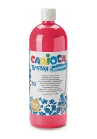 Resim Carioca Tempera Kırmızı Guaj Boya 1000 ML 030-04 Çok Renkli 