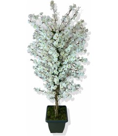 Resim Cihan Çiçekçilik Yapay Ağaç Bahar Dalı Beyaz 180cm 