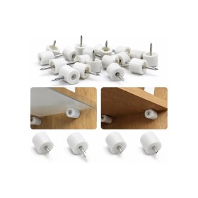 Resim DESIPHON Çivili Raf Pimi Beyaz 25 Adet | Dolap ve Raf Sabitleme Pimi Dayanıklı Plastik Raf Destek Aparatı Çivili Raf Pimi Beyaz 25 Adet | Dolap ve Raf Sabitleme Pimi Dayanıklı Plastik Raf Destek Aparatı 