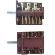 Resim Fırın Komutatör Ankastre 5 Konum Çevirmeli Anahtar 220v 