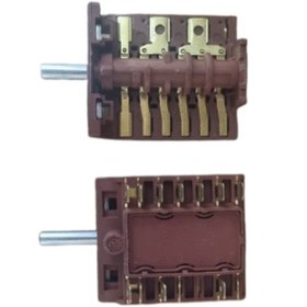 Resim Fırın Komutatör Ankastre 5 Konum Çevirmeli Anahtar 220v 