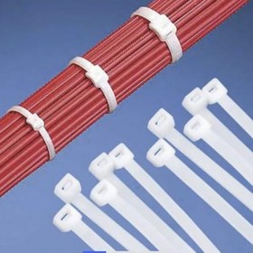 Resim Beyaz Kablo Bağı Plastik Cırt Kelepçe 3.6X370mm 37cm (200) 