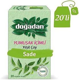 Resim Dogadan Yeşil Çay Sade Yumuşak İçimli (20'li Poşet) 