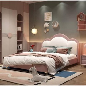 Resim Puf Bebe 120x200 Ölçüde Genç Çocuk Odası Yatağı ( Iç Yatak Dahildir) 