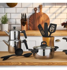 Resim Emsan Wedding 16 Parça Çelik Çeyiz Seti 