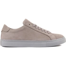 Resim Saillaker’s Sail Lakers - Gri Nubuk Deri Bağcıklı Erkek Sneaker 
