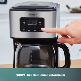 Resim Homend Coffeebreak 5006H Otomatik AyarlÄ± XL Cam Hazneli Filtre Kahve Makinesi 