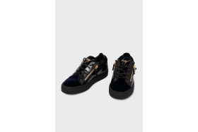 Resim Giuseppe Zanotti Rugan ve Süet Detaylı Sneaker Ayakkabı Erkek Ayakkabı RU00092 