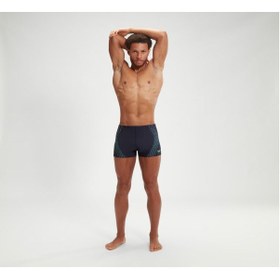 Resim Speedo Aquashort Erkek Yüzücü Mayosu Lacivert 