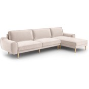 Resim Normod Klem 326 x 171 Köşe Ahşap Ayak - Kadife 