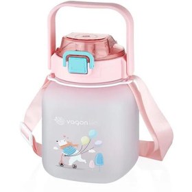 Resim Vagonlife VGN2275-T 1100ml Pembe Pipetli Matara 