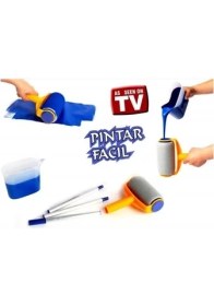 Resim AyrStore Buğz Pintar Facil Pratik Damlatmayan Boya Rulosu ve Fırçası 