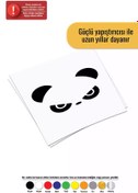 Resim Genel Markalar Sinirli Panda Sticker Oto Motor Laptop Duvar Folyo Sticker 25 X 17 Cm 