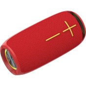 Resim Hopestar P29 Tws Taşınabilir Açık Su Geçirmez Yuvarlak Kare Kafa Bluetooth Hoparlör Kırmızı (Yurt Dışından) 