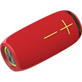 Resim Hopestar P29 Tws Taşınabilir Açık Su Geçirmez Yuvarlak Kare Kafa Bluetooth Hoparlör Kırmızı (Yurt Dışından) 