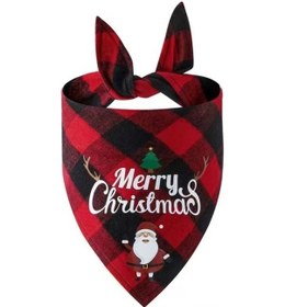Resim Evcil Hayvanlar, Küçük, Orta Ve Büyük Köpekler, Kediler, Oyuncak Üçgen Atkı, Tükürük Önlüğü İçin Noel Süsleri 