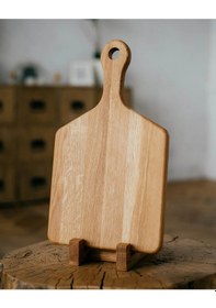 Resim Ahşap Standlı 3 Boylu Kesme Tahtası Seti Ahşap 