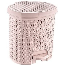 Resim Hobby Life No:3 Rattan Pedallı Çöp Kovası 21l 