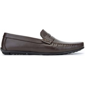 Resim Tamer Tanca Erkek Hakiki Deri Kahverengi Loafer Ayakkabı 572 200 Erk Ayk Y24 Kahve Kahverengi 