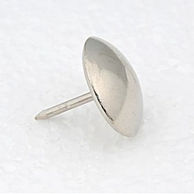 Resim ahsun Kısa Çivili Gümüş Nikel Kabara Raptiye 6,5 Mm - 100 ( Lisinya ) 