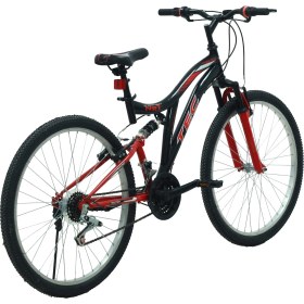 Resim Belderia Tec Master 26" Jantlı Dağ Bisikleti 21 Vites V-Fren Siyah-Kırmızı 