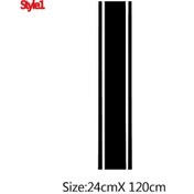 Resim Stil1-2-beyaz Başlıklı Araç Plakası Kişiselleştirilmiş Şerit Çıkartmalar Otomatik Modifiye Vücut Etiketi -satış Araba A 