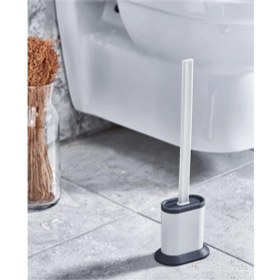 Resim HANE216 Ayaklı Silikon Tuvalet Fırçası Banyo 