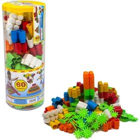 Resim Oyuncak Bloklar Süper Bloklar 60 Parça 