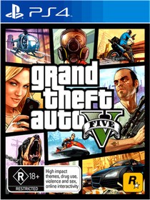 Resim Rockstar GTA Grand Theft Auto 5 Ps4 ve Ps5 Uyumlu Dijital 
