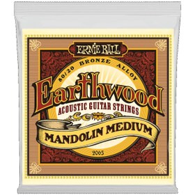 Resim Hype Store Ernie Ball P02065 Earthwood Mandolin Orta Döngü Sonu 80/20 Bronz Akustik Gitar Telleri, Ölçer 10-36 
