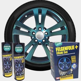 Resim PLASTİDİP Jant Folyo - Efekt Set - 2x 400 ml - Sparkling Ocean 