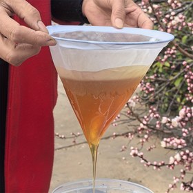 Resim Çoklu Özellikli Naylon Filtre, Meyve Suyu, Soya Sütü, Bal, Kahve El Yapımı File Filtresi için Uygun, Dayanıklı Konik Filtre Ekranı, Bal ve Sıvı Süzme için Kullanılır, Etkili Bir Şekilde Kirleticileri Çıkarır, Çeşitli Sıvı Filtreleme Görevleri için Uygundur 
