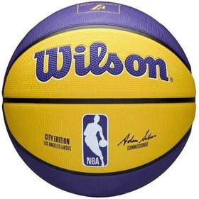 Resim Wilson Nba Team City Edition La Lakers Sz7 Basketbol Topu Wz4033914xb7 