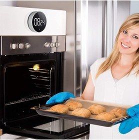 Resim Slons Aksesuar Led ışıklı timer geri sayım saati zamanlayıcı mutfak saati sporcu saati geri sayım alarmlı şarjlı 