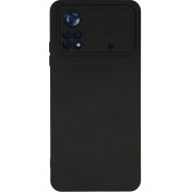 Resim Poco X4 5g Kılıf Nano Içi Kadife Silikon - SIYAH-(5796) 