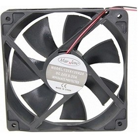 Resim Marxlow Fan 120x120x25 24v 2p Dc 2 Uçlu 120x120x25mm 