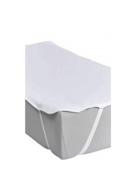 Resim Bebesi Tek Kişilik Alezi 90x200 Cm Pamuk Kumaş Köşe Lastikli Beyaz 