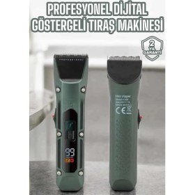 Resim Uravas Store Mey Ithalat® Tıraş Makinesi Dijital Göstergeli Turbo Motor Paslanmaz Çelik 