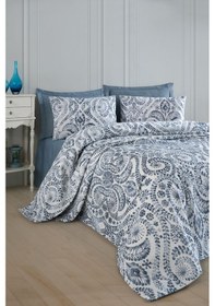 Resim Pike Seti Baskılı Tek Kişilik Loop Mavi Mavi 