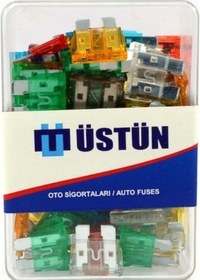 Resim Standart Bıçak Sigorta 100 Ad Karışık 5a 7.5a 10a 15a 20a 25a 30a N11.1131 