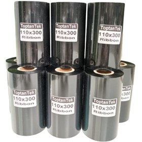 Resim 110X300 RİBON TREMAL TRANSFER RİBBON 1. KALİTE TOPLAM 10 RULO 