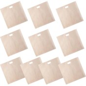 Resim 10 Adet Ekmek Kızartma Makinesi Çantaları, Sopa Ekmek Kızartma Makinesi Depolama Çantaları Mikrodalga Izgara Ekmek Kızartma Makinesi Için Yeniden Kullanılabilir Atıştırmalıklar (Yurt Dışından) 