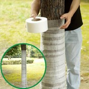Resim 1 Rulo Ağaç Koruma Bandı - Donma ve Geyik Koruması, UV Kalkanı, Nefes Alabilir Ağaç Sarma Bandı, 30m x 8cm - Bitki Kışa Hazırlık, Budama, Bahçe İşleri İçin - Ağaçlar, Çalılar, Genç Bitkilerle Uyumlu - Dikey Çizgili Desenli, Kışlık Ağaç Örtüsü 