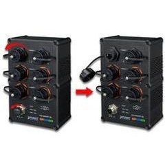 Resim Planet PL-IGS-604HPT-RJ Endüstriyel Tip Yönetilebilir Ethernet Anahtarı 