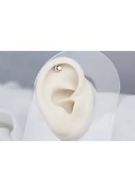 Resim Glorria Altın Ay Yıldız Helix Piercing (540178310) 