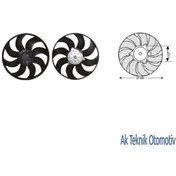 Resim Fan Motoru 12V Vectra C 1.6 1,8 2,2 Signum Tek Mot 504625545 